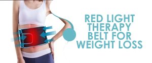 Roter Lichttherapie-Gürtel zur Gewichtsreduktion