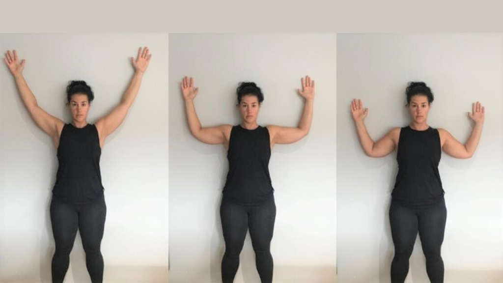 How To Lose Weight From Your Hands: Wall Angels Excercise