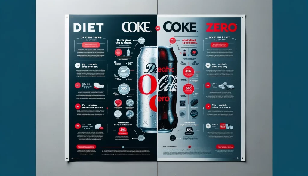 diff between Diet Coke and Coke Zero