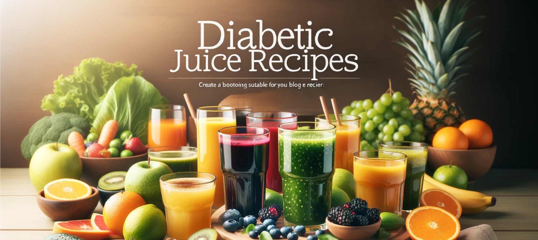 Diabetic Juice Recipes Healthy Choices for Sweet Sips