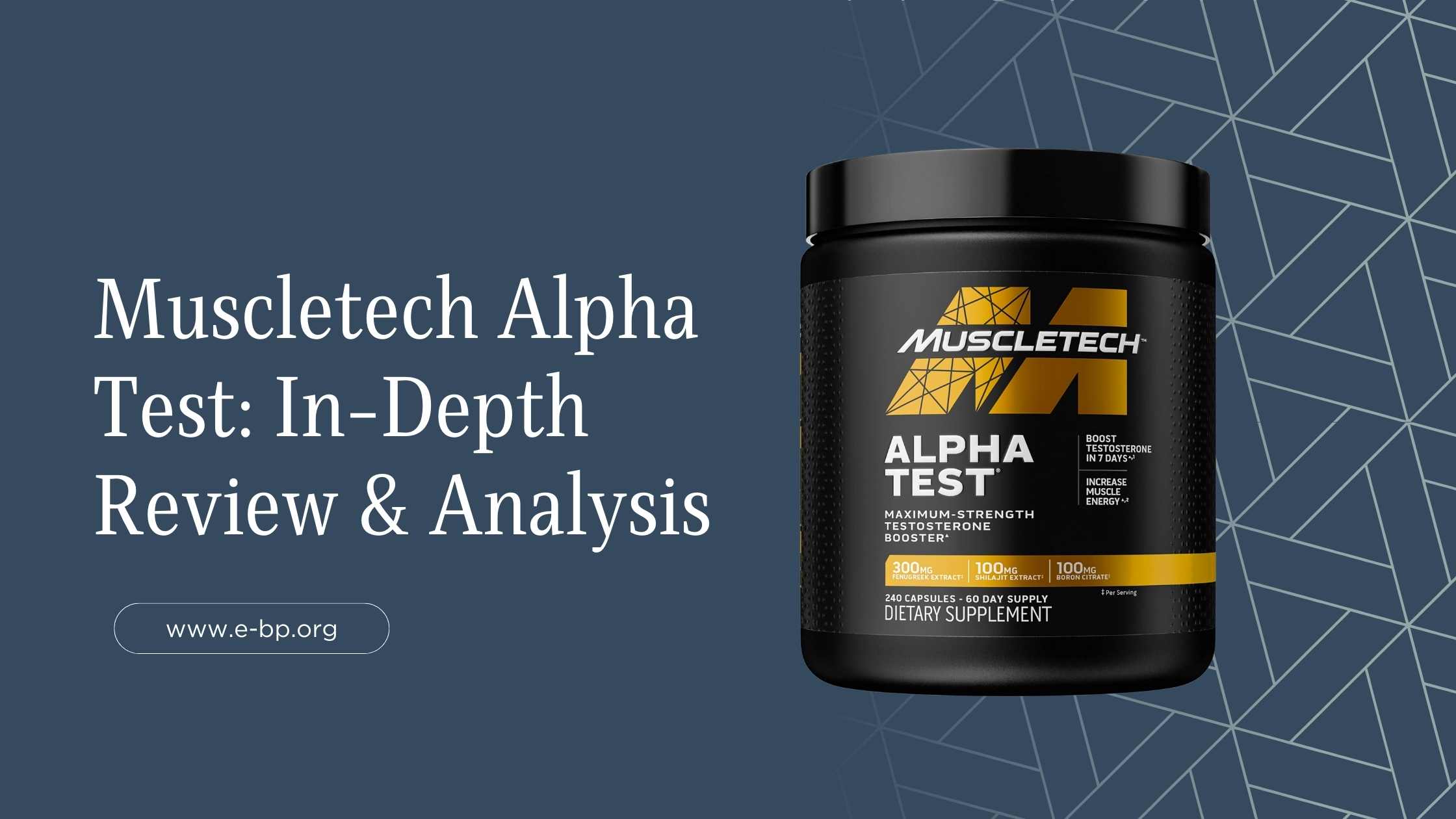 Muscletech Alpha Test