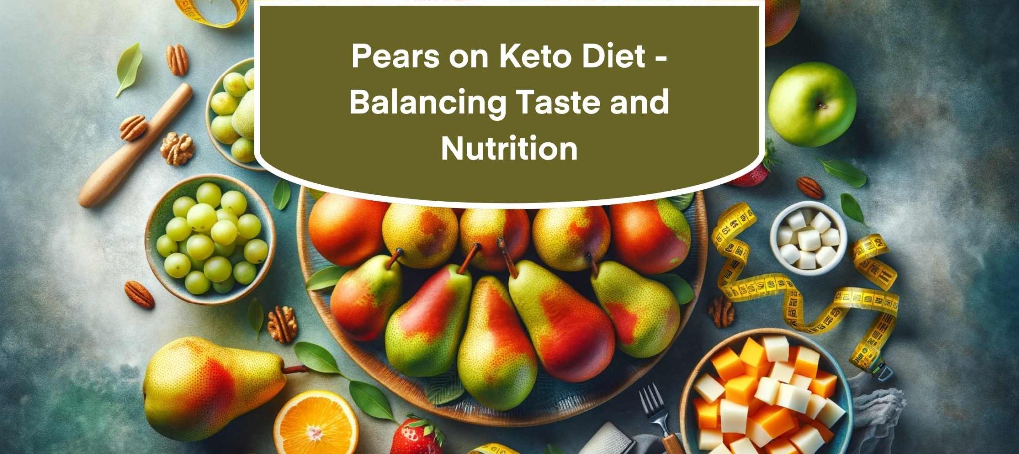 Pears on Keto Diet - Balancing Taste and Nutrition - E-BP