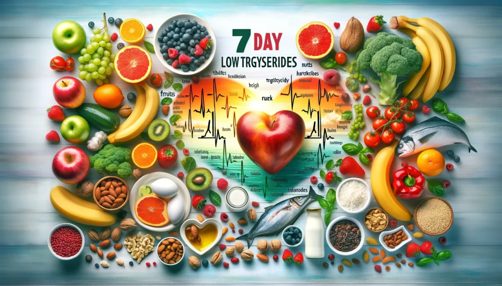 7-Day Diet Plan for Lowering Triglycerides - Healthy Heart Tips